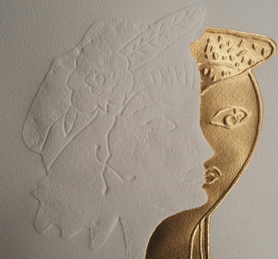 Georges BRAQUE : Les amoureux, Gravure originale (photo de détail 2) - Crédit photo : Galerie Art.Paris