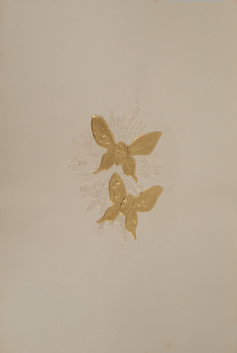 Georges BRAQUE : Papillons sur une fleur, Gravure originale (photo de détail 2) - Crédit photo : Galerie Art.Paris