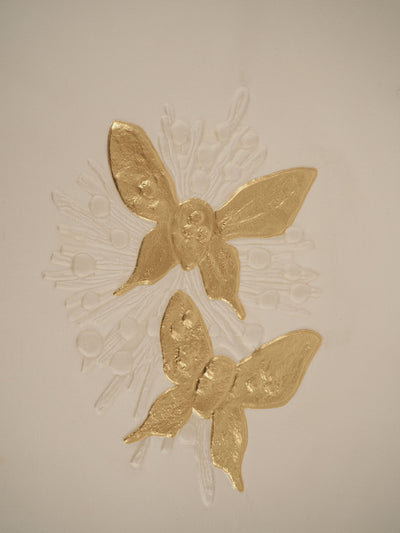 Georges BRAQUE : Papillons sur une fleur, Gravure originale (vue générale) - Crédit photo : Galerie Art.Paris