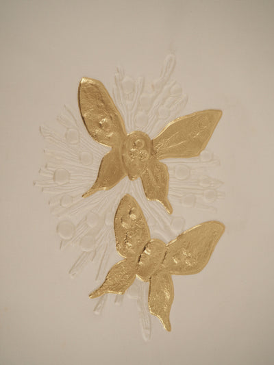 Georges BRAQUE : Papillons sur une fleur, Gravure originale (photo de détail 4) - Crédit photo : Galerie Art.Paris