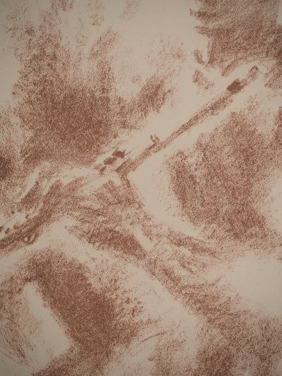 André MASSON : Portrait à la flûte, Lithographie originale (photo de détail 5) - Crédit photo : Galerie Art.Paris