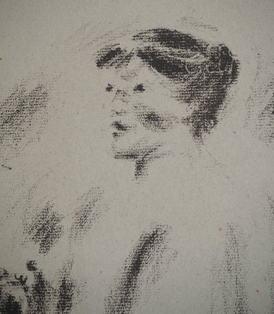 André MASSON : Femme nue de dos, Lithographie originale (photo de détail 3) - Crédit photo : Galerie Art.Paris