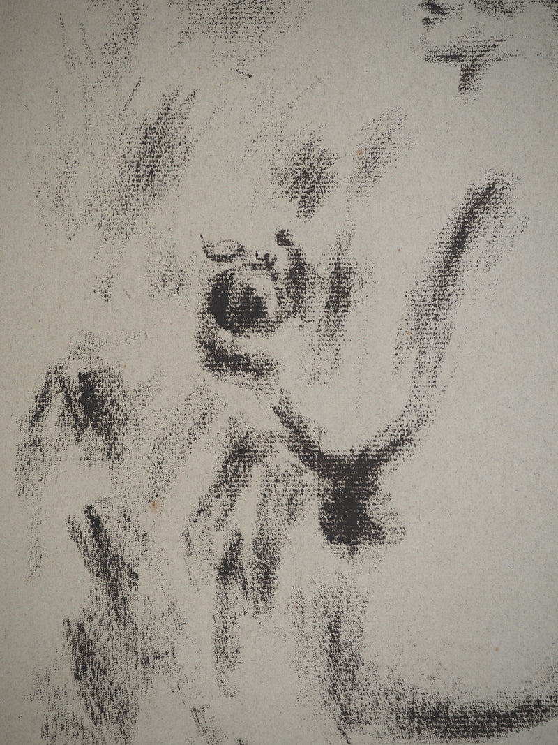 André MASSON : Femme nue de dos, Lithographie originale (photo de détail 4) - Crédit photo : Galerie Art.Paris
