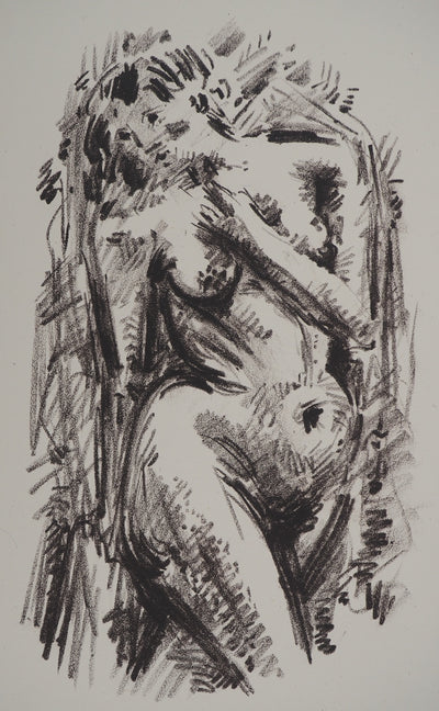 André MASSON : Nu sensuel, Lithographie originale (photo de détail 3) - Crédit photo : Galerie Art.Paris