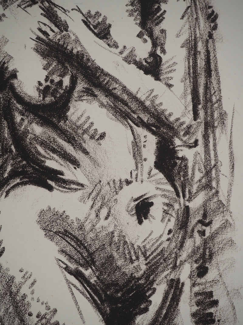 André MASSON : Nu sensuel, Lithographie originale (photo de détail 5) - Crédit photo : Galerie Art.Paris