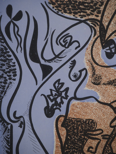 André MASSON : Scène érotique, Gravure originale (photo de détail 4) - Crédit photo : Galerie Art.Paris