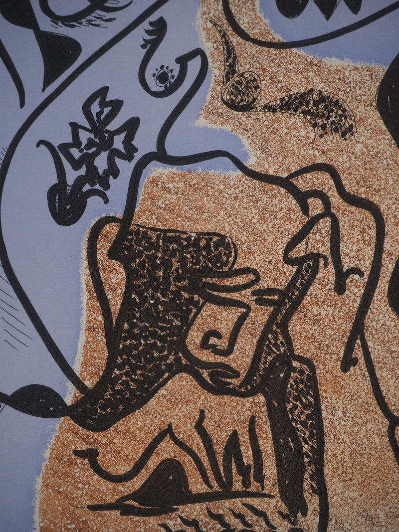 André MASSON : Scène érotique, Gravure originale (photo de détail 5) - Crédit photo : Galerie Art.Paris