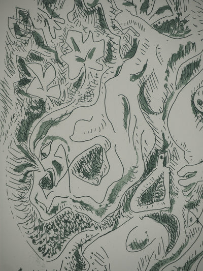 André MASSON : Métamorphose au clair de lune , Gravure originale (photo de détail 4) - Crédit photo : Galerie Art.Paris
