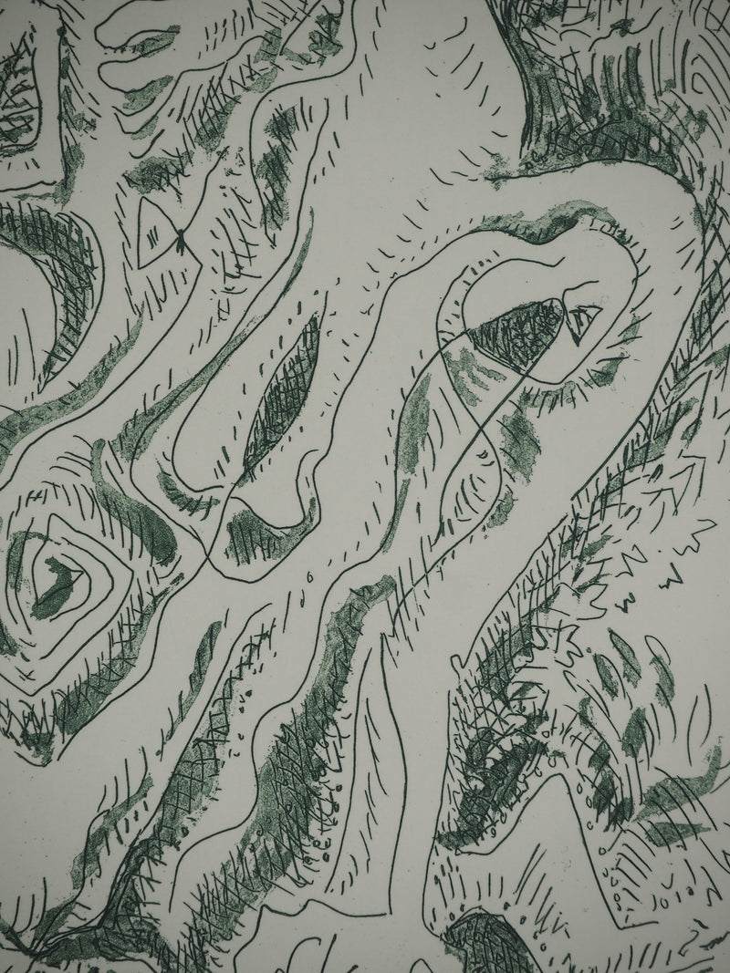 André MASSON : Métamorphose au clair de lune , Gravure originale (photo de détail 5) - Crédit photo : Galerie Art.Paris