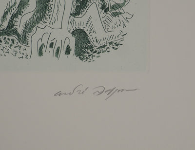 André MASSON : Métamorphose au clair de lune , Gravure originale (photo de détail 2) - Crédit photo : Galerie Art.Paris