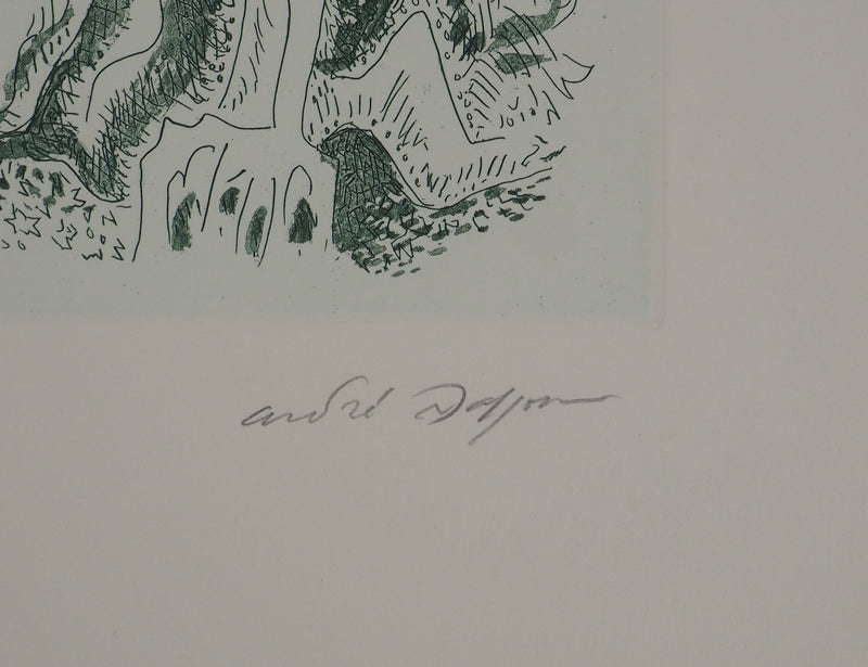 André MASSON : Métamorphose au clair de lune , Gravure originale (photo de détail 2) - Crédit photo : Galerie Art.Paris