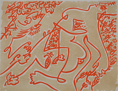 André MASSON : Figures surréalistes, Gravure originale (photo de détail 3) - Crédit photo : Galerie Art.Paris