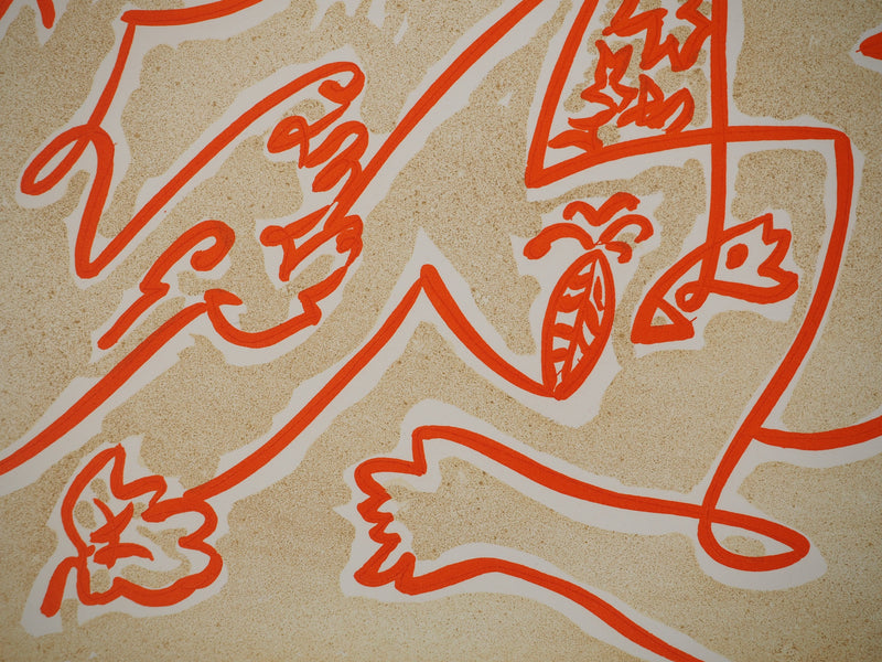 André MASSON : Figures surréalistes, Gravure originale (photo de détail 4) - Crédit photo : Galerie Art.Paris