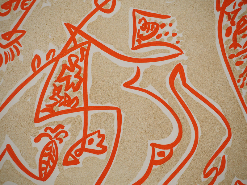 André MASSON : Figures surréalistes, Gravure originale (photo de détail 5) - Crédit photo : Galerie Art.Paris