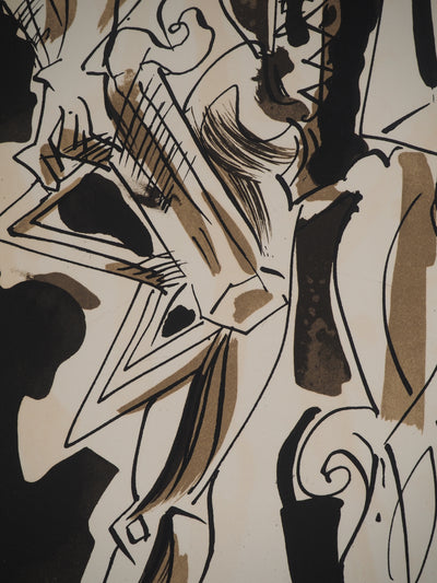 André MASSON : Chevalier surréaliste, Lithographie originale (photo de détail 6) - Crédit photo : Galerie Art.Paris
