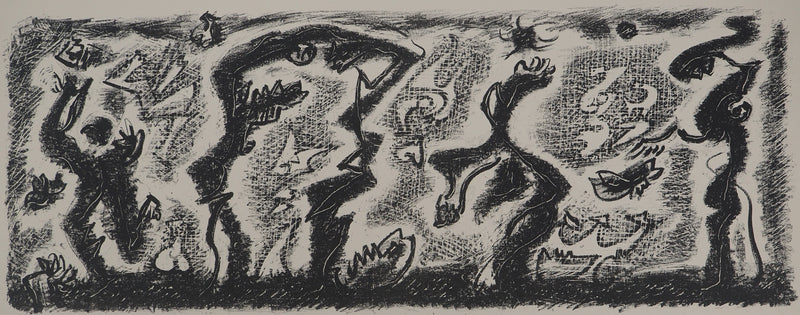 André MASSON : Danse surréaliste, Lithographie originale (photo de détail 3) - Crédit photo : Galerie Art.Paris