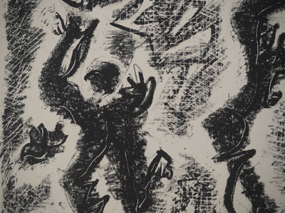André MASSON : Danse surréaliste, Lithographie originale (photo de détail 4) - Crédit photo : Galerie Art.Paris