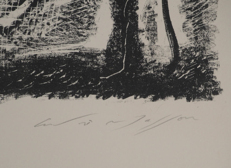 André MASSON : Danse surréaliste, Lithographie originale (photo de détail 2) - Crédit photo : Galerie Art.Paris