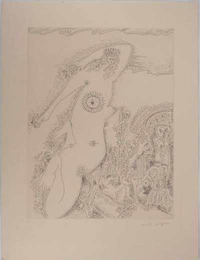 André MASSON : La Reine Zénobie, Gravure originale (vue générale) - Crédit photo : Galerie Art.Paris