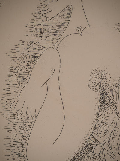 André MASSON : La Reine Zénobie, Gravure originale (photo de détail 5) - Crédit photo : Galerie Art.Paris