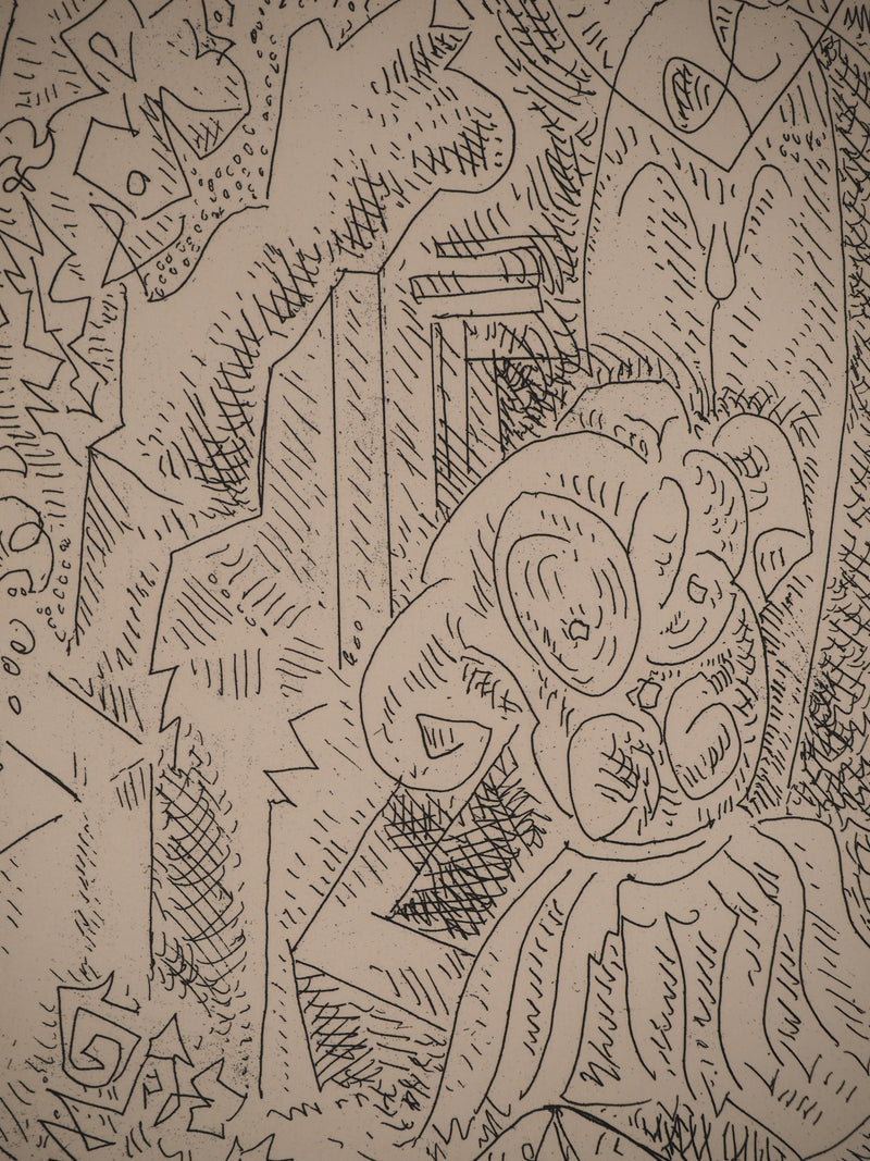 André MASSON : La Reine Zénobie, Gravure originale (photo de détail 6) - Crédit photo : Galerie Art.Paris