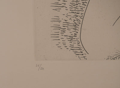 André MASSON : La Reine Zénobie, Gravure originale (photo de détail 7) - Crédit photo : Galerie Art.Paris
