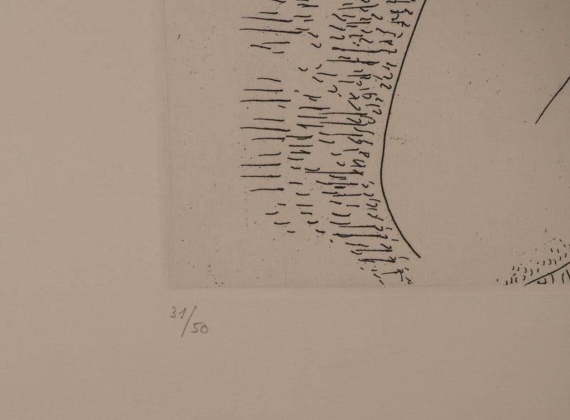 André MASSON : La Reine Zénobie, Gravure originale (photo de détail 7) - Crédit photo : Galerie Art.Paris