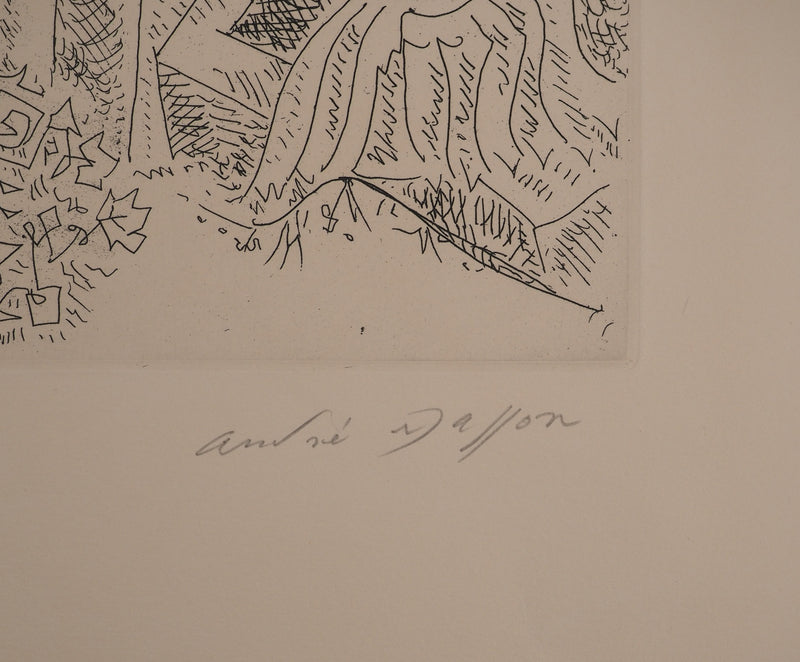 André MASSON : La Reine Zénobie, Gravure originale (photo de détail 2) - Crédit photo : Galerie Art.Paris