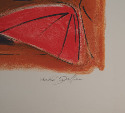André MASSON : Les trois nus, Lithographie originale (photo de détail 2) - Crédit photo : Galerie Art.Paris