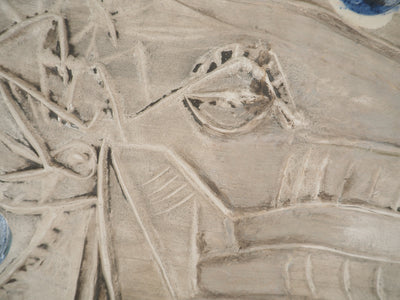 Pablo PICASSO : Tête de chèvre de profil, Céramique originale Madoura