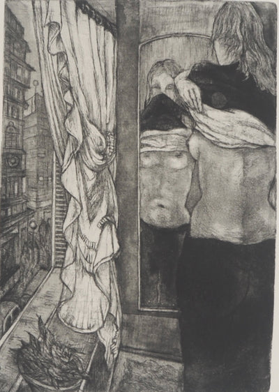 Ernst WOLFHAGEN :, Gravure originale (photo de détail 2) - Crédit photo : Galerie Art.Paris