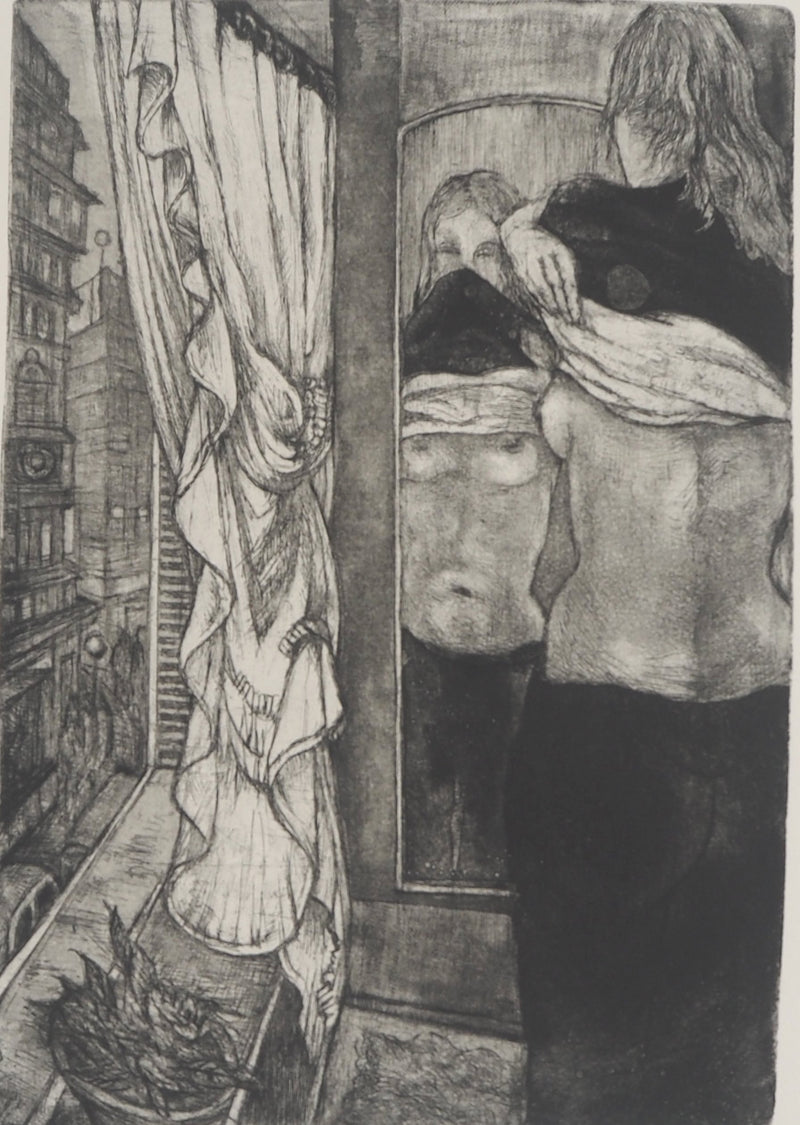 Ernst WOLFHAGEN :, Gravure originale (photo de détail 2) - Crédit photo : Galerie Art.Paris