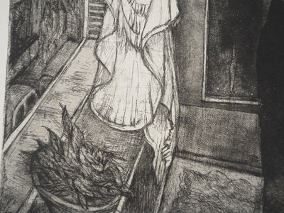Ernst WOLFHAGEN :, Gravure originale (photo de détail 4) - Crédit photo : Galerie Art.Paris