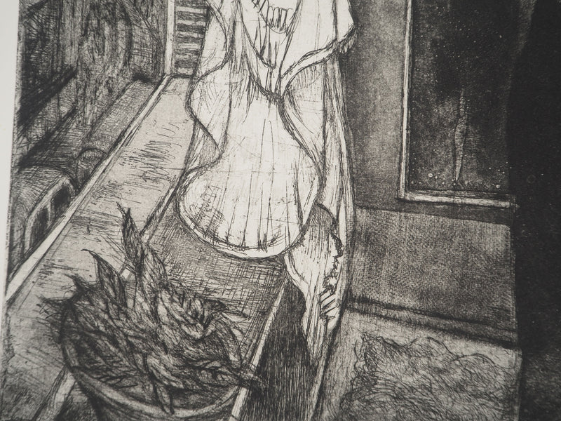 Ernst WOLFHAGEN :, Gravure originale (photo de détail 4) - Crédit photo : Galerie Art.Paris