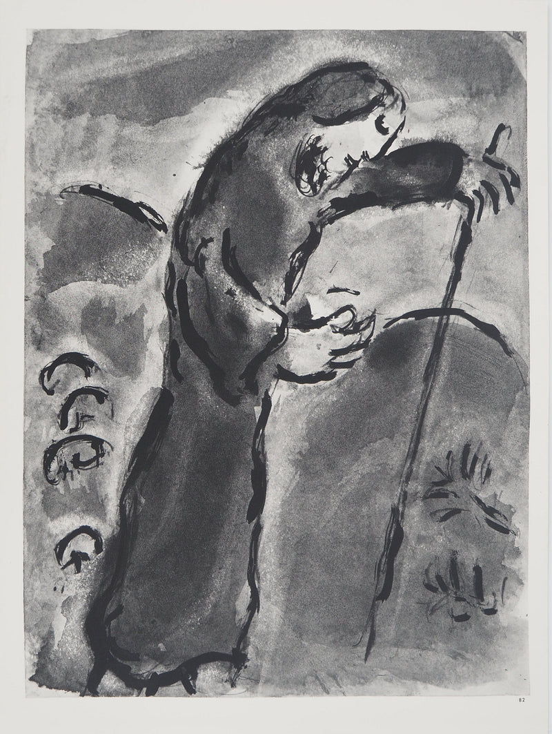 Marc CHAGALL : Le berger dans la colline (Prophétie d&