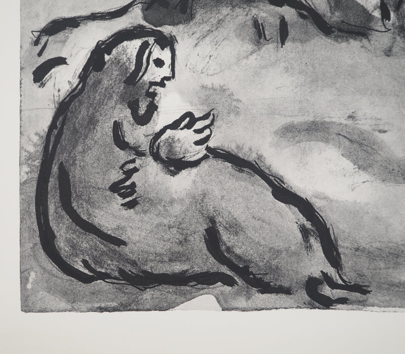 Marc CHAGALL : Au pied de la colline (Prophétie d&