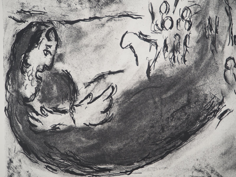 Marc CHAGALL : Au pied de la colline (Prophétie d&