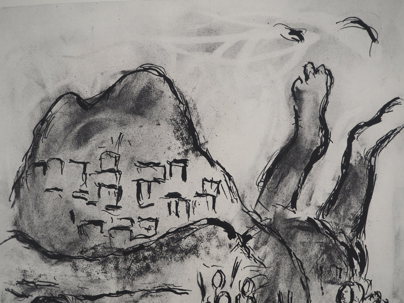 Marc CHAGALL : Au pied de la colline (Prophétie d&