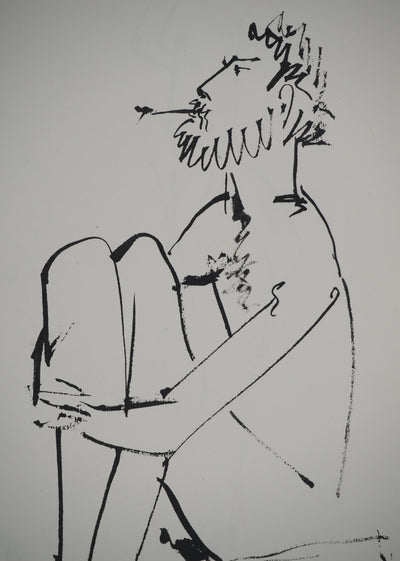 Pablo PICASSO : La courtisane et le vieil homme, Héliogravure originale (photo de détail 6) - Crédit photo : Galerie Art.Paris