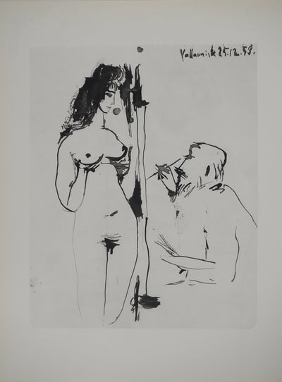 Pablo PICASSO : Le portrait sensuel, Héliogravure originale (vue générale) - Crédit photo : Galerie Art.Paris