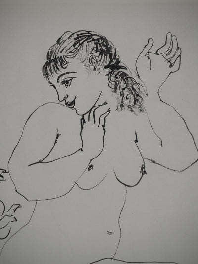 Pablo PICASSO : L'attaque de Cupidon, Héliogravure originale (photo de détail 6) - Crédit photo : Galerie Art.Paris