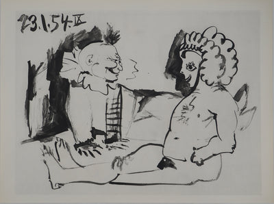 Pablo PICASSO : Putti dansant, Héliogravure originale (photo de détail 4) - Crédit photo : Galerie Art.Paris