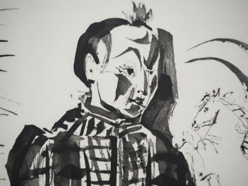 Pablo PICASSO : La domptrice et le clown, Héliogravure originale (photo de détail 2) - Crédit photo : Galerie Art.Paris