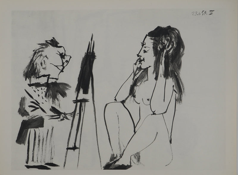 Pablo PICASSO : Le portrait de la muse, Héliogravure originale (vue générale) - Crédit photo : Galerie Art.Paris