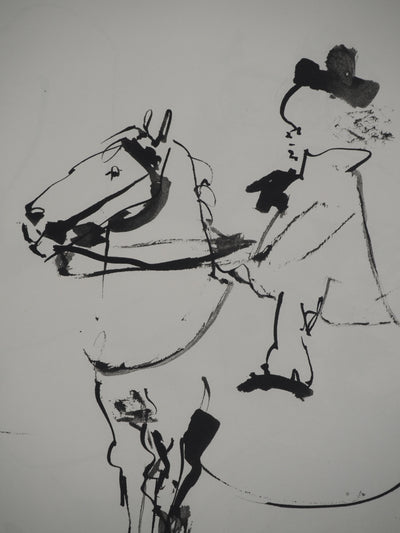 Pablo PICASSO : Le petit cavalier au chapeau, Héliogravure originale (photo de détail 2) - Crédit photo : Galerie Art.Paris