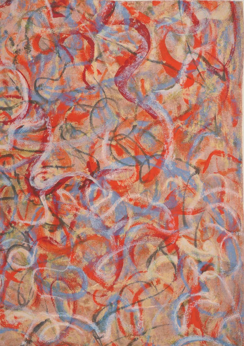 Mark TOBEY : Rêve incandescent, Lithographie originale (photo de détail 3) - Crédit photo : Galerie Art.Paris