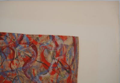 Mark TOBEY : Rêve incandescent, Lithographie originale (photo de détail 8) - Crédit photo : Galerie Art.Paris