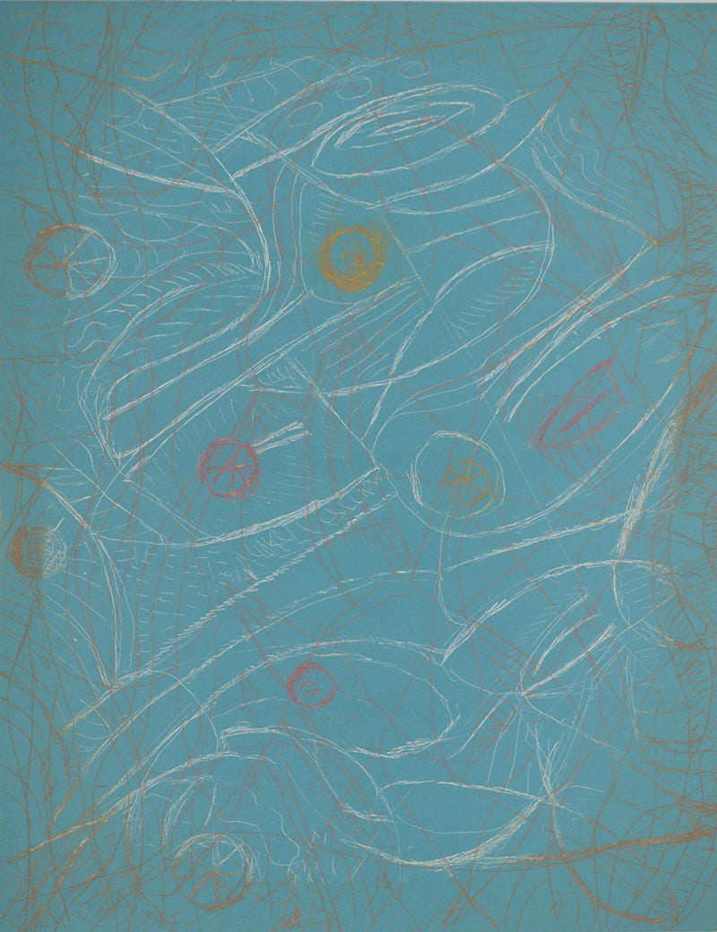 Mark TOBEY : Mélancolie marine, Lithographie originale (photo de détail 4) - Crédit photo : Galerie Art.Paris