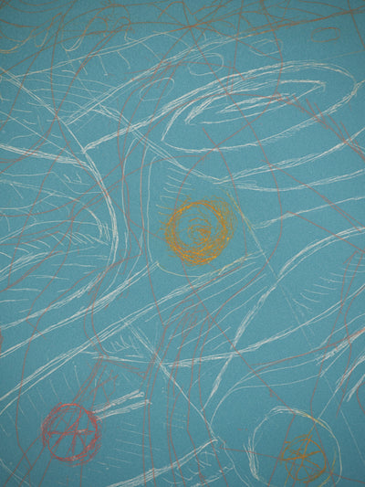 Mark TOBEY : Mélancolie marine, Lithographie originale (photo de détail 5) - Crédit photo : Galerie Art.Paris