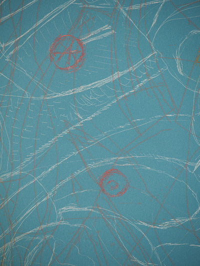 Mark TOBEY : Mélancolie marine, Lithographie originale (photo de détail 3) - Crédit photo : Galerie Art.Paris